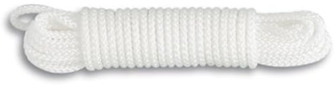 Chapuis - Corde Polypropylène Tressée - Synthétique - Résistance à la Rupture Indicative 100 kg - Diamètre 2,8 mm - Longueur 10 m - Loisirs et Jardinage - Blanc