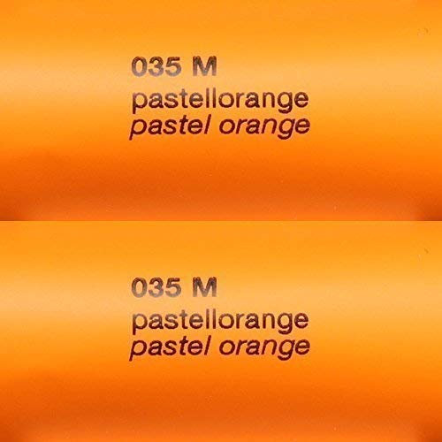 6,03€/m² Rapid Teck® Matt Folie - 035 Pastell Orange - Klebefolie - 5m x 63cm - Folie Matt Plotterfolie - Klebefolie selbstklebend - auch als Moebelfolie -Dekofolie