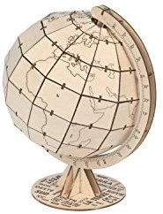 Artesania Latina 030213 Globus mit Landkarte, 123 Teile
