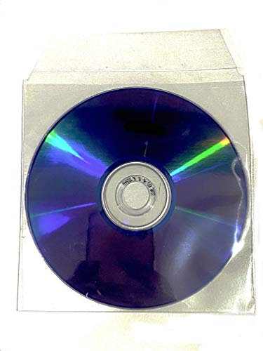 100 x CD / DVD-Hüllen transparente Hülle