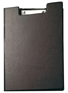 Maul 23395-90 Klemmbrett-Mappe mit Folienberzug, DIN A4, schwarz