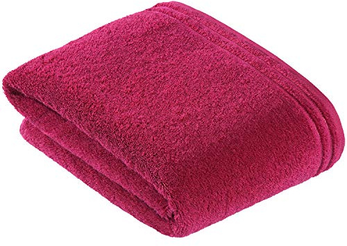Vossen Calypso Feeling Badetuch 100 x 150 cm Cranberry