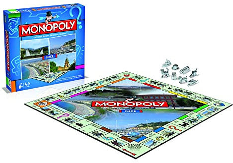 Winning Moves – Gesellschaftsspiel – Monopoly – Städte (in französischer Sprache)