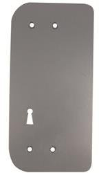 KICKSTOP AT1 Anti-Thrust Plate To Suit Deadlocks - AT1 UK Mortice Keyway Satin Silver