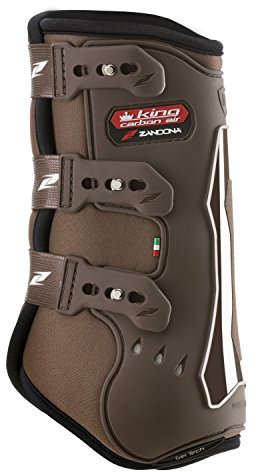 Zandonà King Carbon Air Gamasche-Schutz des Pferdes vor Small braun
