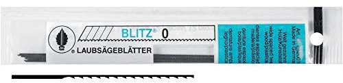 Josef Haunstetter E520017 Laubsägeblatt Blitz Größe 7 weitgezahnt