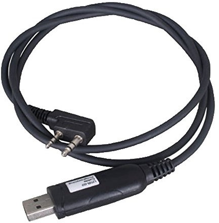 BAOFENG Cable de programación USB de dos vías UV-5R, BF-888S, BF-F8+ con CD controlador