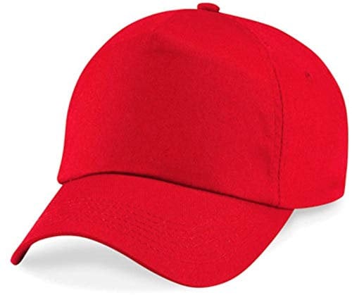 Shirtinstyle Basecap Cap 5 Panel Cap Verschluss Klettverschluss Größe Unisex, Farbe rot