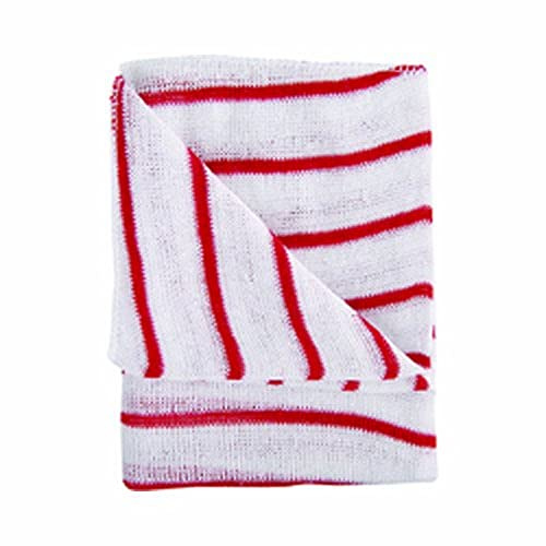 ROBERT SCOTT HDRE1610P Hygiene Cloth, 16 x 12, Red and White (Pack of 10)