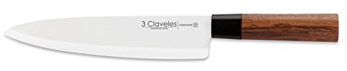 3 CLAVELES Cuchillo Cocinero Ceramic 20Cm.0975