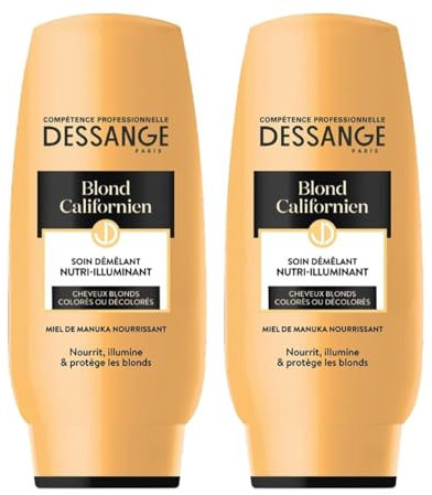 Dessange Blond Californien Nutri-Illuminant für blondes Haar oder stark Eclaircis – 200 ml – 2 Stück