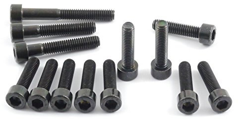 Tech-Parts-Koeln Satz Variomatikschrauben Deckel für Yamaha Aerox Mbk Nitro Minarellimotor Schwarz