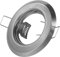 Einbaustrahler - Farbe: Edelstahl gebürstet - Material: Stahlblech - Lochausschnitt: 55mm - Außendurchmesser: 85mm - Für 50mm Leuchtmittel - Set mit 12V und 230V Fassung