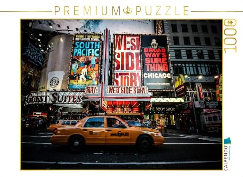 CALVENDO Puzzle New York Time Square | 1000 Teile Lege-Größe 64 x 48 cm Foto-Puzzle für glückliche Stunden