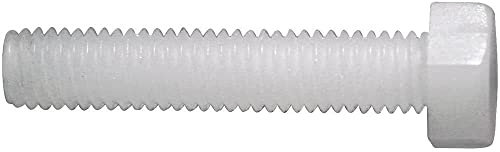 TOOLCRAFT Tornillos hexagonales M3 830238, 30 mm, hexagonal, DIN 933, plástico, poliamida, 10 unidades