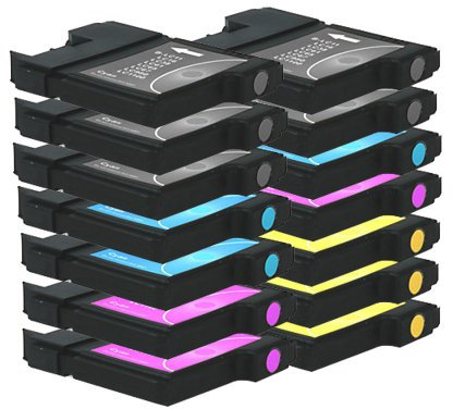 14 Druckerpatronen Tinte für Brother DCP 145C DCP 165C DCP 395C MFC 290C ersetzen LC980 LC1100