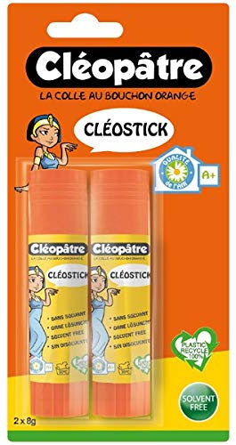 Cleopatre 2 Bâtons colle blanche 8g