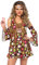 LEG AVENUE Damen starflower hippie Kost me, Mehrfarbig, Größe: M (EUR 38)