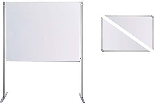 Ultradex Stellwand Grundelement 2000x1200mm beidseitig Whiteboard mit Stabfüßen