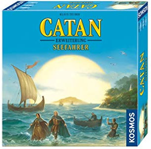 KOSMOS 694104 - Catan - Seefahrer, Erweiterung zu Catan - Das Spiel, Strategiespiel für 3-4 Personen, ab 10 Jahre, Brettspiel-Klassiker, Familienspiel, nur spielbar mit dem Basisspiel