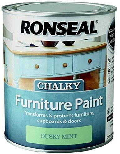Ronseal Chalky Furniture Paint 750ml Dusky Mint