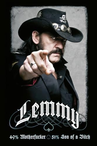 Close Up Motörhead Lemmy Kilmister Poster (61 cm x 91,5 cm)