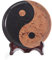 Yuchengstone Marmor Yin Yang/Ying-Yang Teller Deko Schale Teller China Unikat Dekoschale aus Naturstein, Maße Ø/H: 30/3 cm Gewicht: ca. 6kg