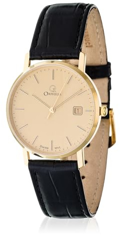 Orphelia Herren-Armbanduhr XL Analog Quarz Leder MON-7065