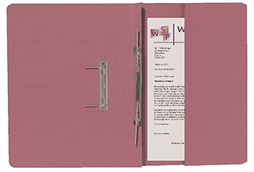 Exacompta Guildhall Right Hand Transfer Spiral Pocket File Foolscap Pink (Pack of 25) 211/9064Z