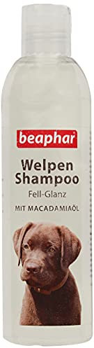 BEAPHAR - Shampoo Für Welpen - Für Weiches Und Glänzendes Fell - Hautfreundlich - Mit Aloe Vera Und Kamille - Ph-Neutral - 0% Parabene - Frischer Duft - Vegan - 250 ml