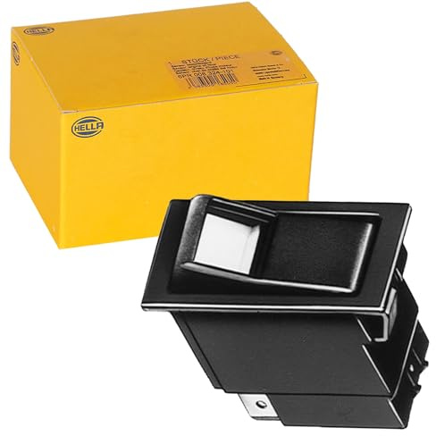 HELLA 6HH 004 570-451 Hazard Light Switch - 12V - Equipment Vart.: I-0 | 6HH 004 570-451, hazard switch