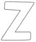 Räder P & P Drahtbuchstabe Z