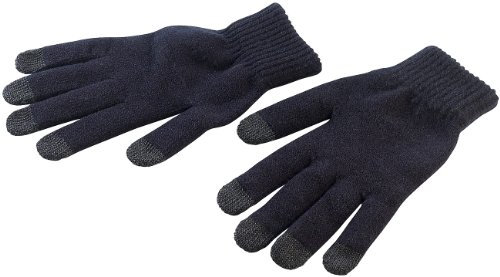 PEARL urban Touch Handschuhe: Strick-Handschuhe mit 5 Touchscreen-Fingerkuppen Gr. S (Strickhandschuhe)
