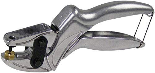 Berger & Schröter | Premium Lochzange Lochstanzer für Leder, Kunstleder, Stoff, Uhrenarmbänder C, Gürtel, auswechselbare Punzen 1mm, 1,5mm, 2mm, selbstöffnend