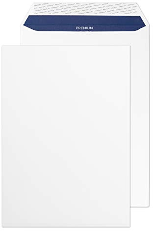 Blake Pure - Premium Wove Recycled Envelopes C4 (324 x 229mm) - Pack of 250 - Thickness 120GSM - Peel & Seal White Envelopes 12.8 x 21.5 - FSC Certified - Laser & Inkjet Printer Compatible (RP84891)