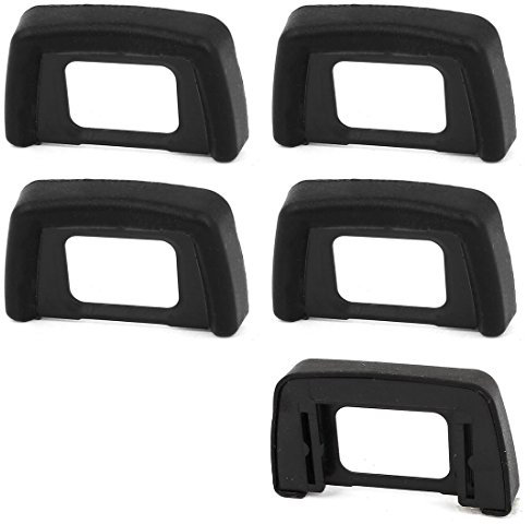sourcingmap® 5pcs DK-24 Eyepiece Eye Cup Eyecup for Nikon D5000 D3000 D5100 DSLR