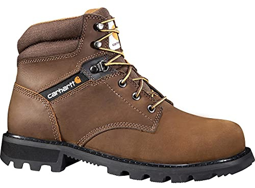 Carhartt Men's Traditional Welt 6 Steel Toe Work Boot, Light Brown Oil Tanned, 10 M US