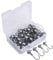 Goture 50 Stück Angelhakenset Jigköpfe 2g, Scharfen Jighaken Set für Gummifische, Jighead, Gummifische Angeln Jighaken, Karpfen Bleikopf-Angelhaken Offset Haken, Jigkopf Haken