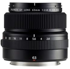 Fuji GF 63mm f/2,8 R WR Hybrid-Objektiv, Schwarz