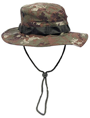 MFH Buschhut US mit Kinnband GI Boonie Rip Stop, S, Vegetato