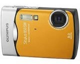 Olympus Stylus 850SW - Fotocamera digitale da 8 MP con zoom ottico 3x (arancione)