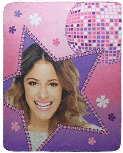Disney Violetta Fleece Decke, Violett, 110x140