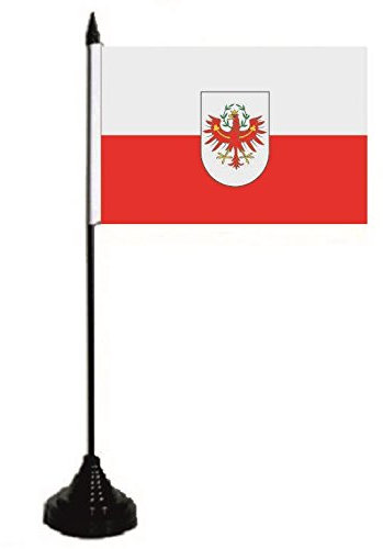 U24 Tischflagge Tirol Fahne Flagge Tischfahne 10 x 15 cm