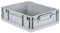 aidB Eurobox NextGen Grip, 400x300x120 mm, Griffe geschlossen, robuste Plastikbox aus Kunststoff mit ergonomischen Griffen, stapelbare Kunststoffkiste, ideal für die Industrie, 1St.