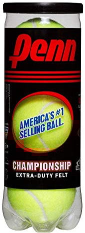 Penn Championship Extra Duty Filz-Tennisbälle – 6 Dosen, 18 Bälle