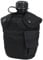 Mil-Tec - Cantimplora del ejército americano, con vaso y funda, negro - negro, talla única