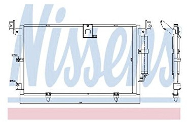 Nissens Air Conditioning Condenser/Receiver Drier Assembly - 94789