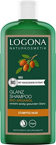 LOGONA Naturkosmetik Champú brillo Aceite de argán orgánico