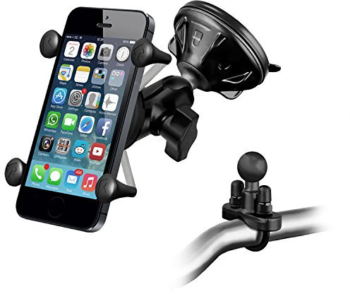 RAM-B-166-UN7-231Z-KT X-Grip™ Universal Smart Phone Mount Bundle (Suction + Handlebar)