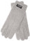EEM Damen Strickhandschuhe, weiche Wolle, Thinsulate Thermofutter, grau S/M